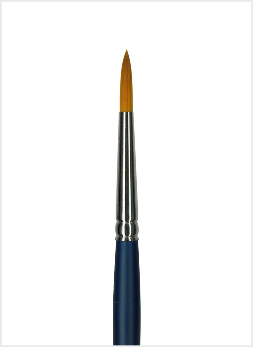 Royal Soft-Grip Winkelpinsel – Golden Taklon, 3/8 Zoll Breite | Mit Ergonomischem Acryl-Griff