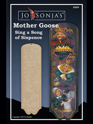Mother Goose Ornament - Sing a Song of Sixpence - JF009