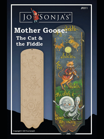 Mother Goose Ornament - The Cat & The Fiddle - JF011