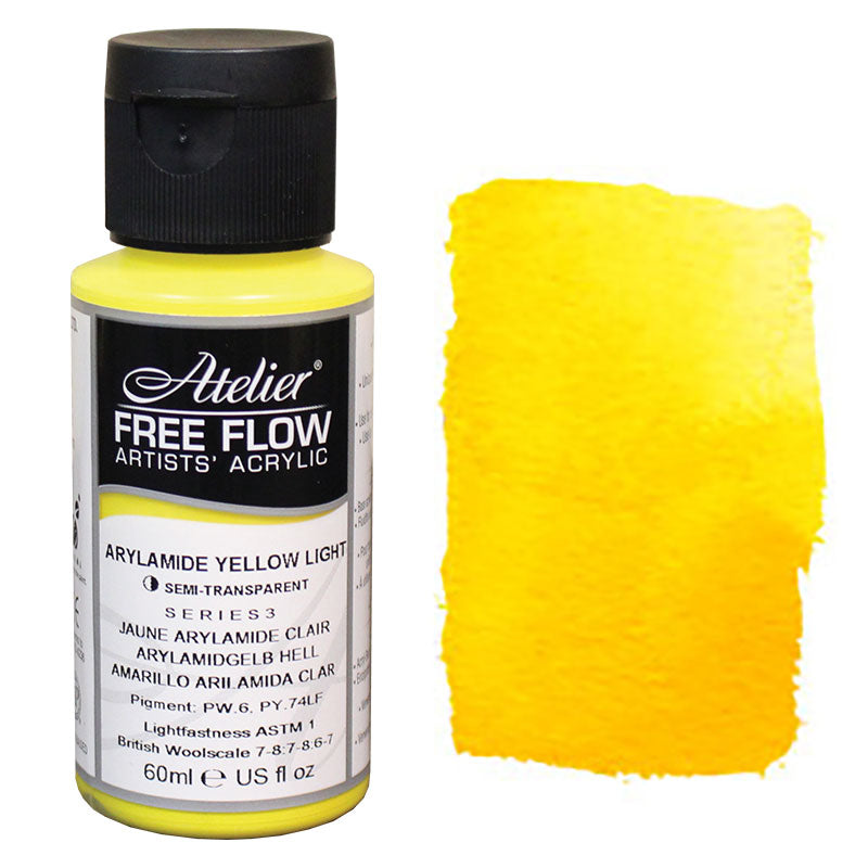 Free Flow : Cadmium Yellow Light – Fluid Art Co - USA