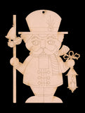 Lamp Lighter Nutcracker Ornament - JK003