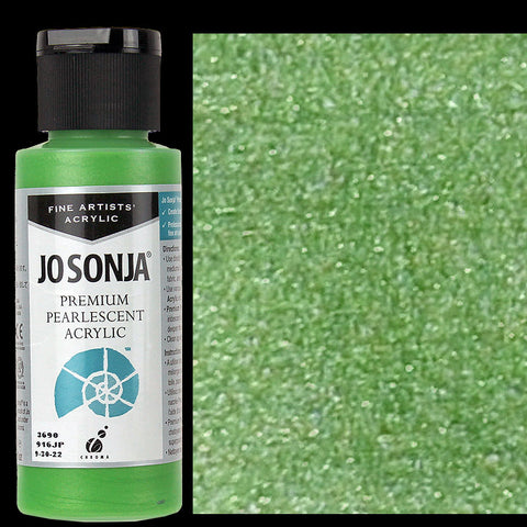 Premium Pearlescent - Green Pearlescent - 2 Oz Bottle - JJ3690