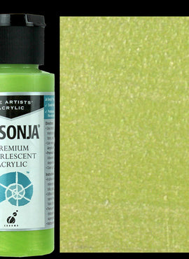 Premium Pearlescent - Yellow Green Pearlescent - 2 Oz Bottle - JJ3697