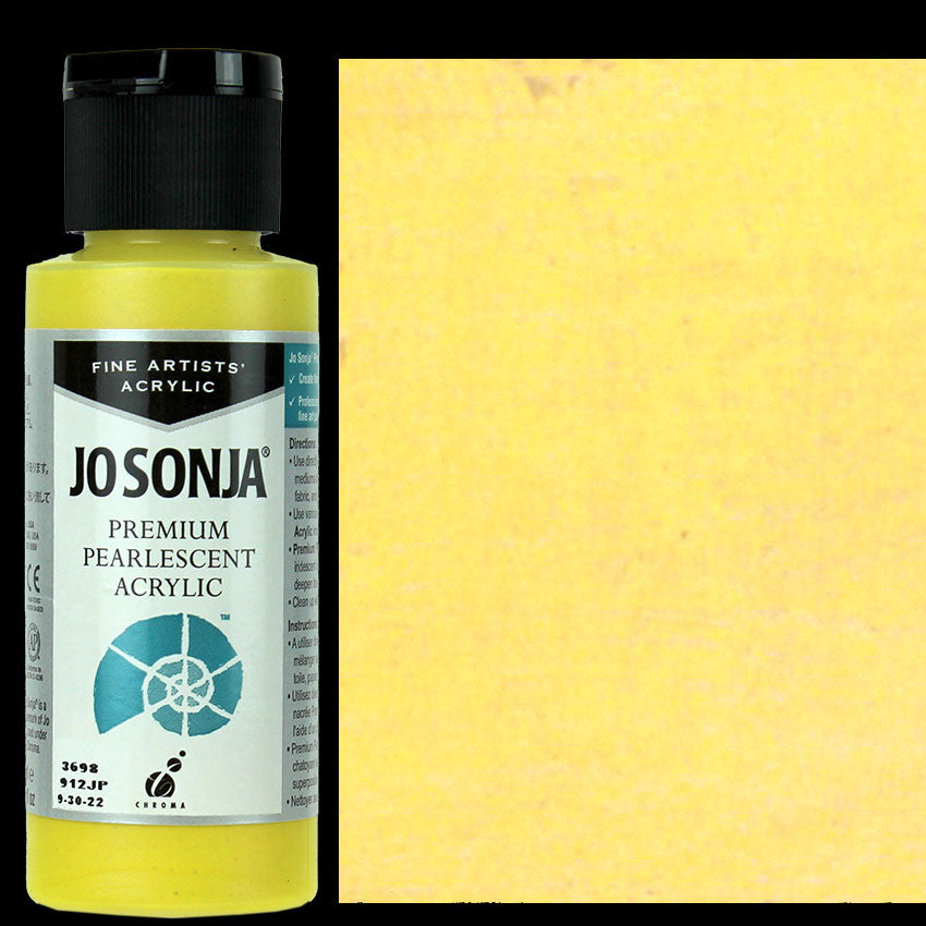 Premium Pearlescent - Yellow Pearlescent - 2 Oz Bottle - JJ3698 – Jo Sonja's