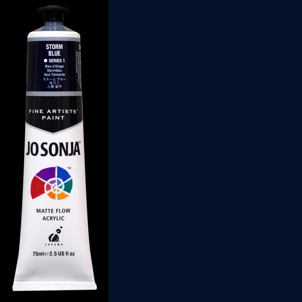 Jo Sonja's Premium Pearlescent Acrylic Paint - Blue - 60ml