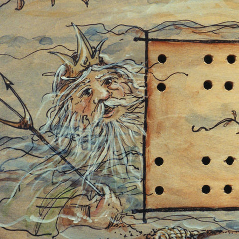 Whale Cribbage Board - JP1053