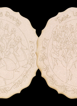 12 Days of Christmas - Day 11 and 12 Ornaments - JS018