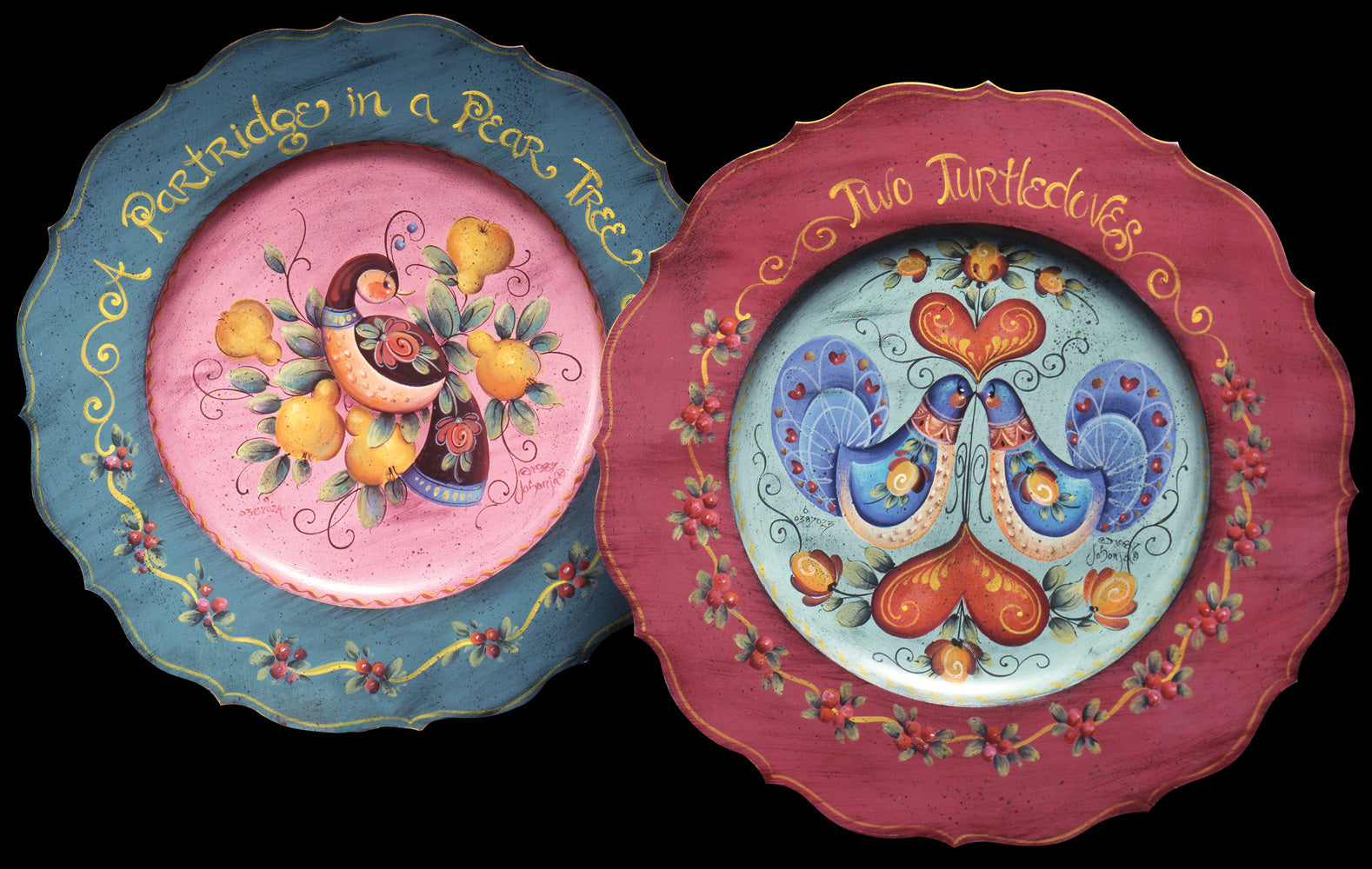 12 Days of Christmas - Day 1 and 2 Ornaments - JS013