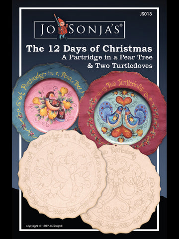 12 Days of Christmas - Day 1 and 2 Ornaments - JS013