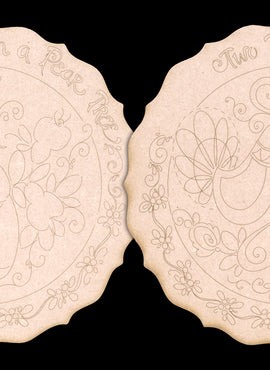 12 Days of Christmas - Day 1 and 2 Ornaments - JS013