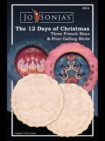 12 Days of Christmas - Day 3 and 4 Ornaments - JS014