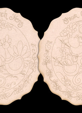 12 Days of Christmas - Day 3 and 4 Ornaments - JS014