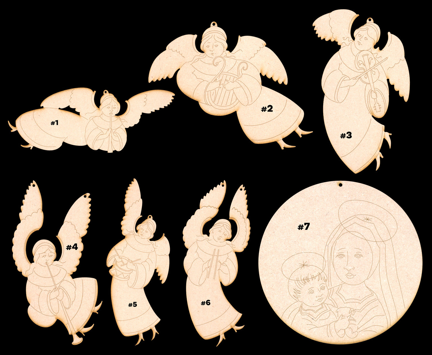 Angelic Chorus Ornament Collection - JN015