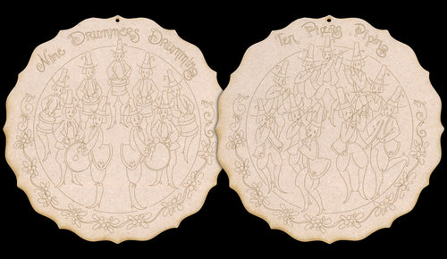 12 Days of Christmas - Day 9 and 10 Ornaments - JS017