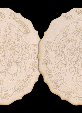 12 Days of Christmas - Day 9 and 10 Ornaments - JS017