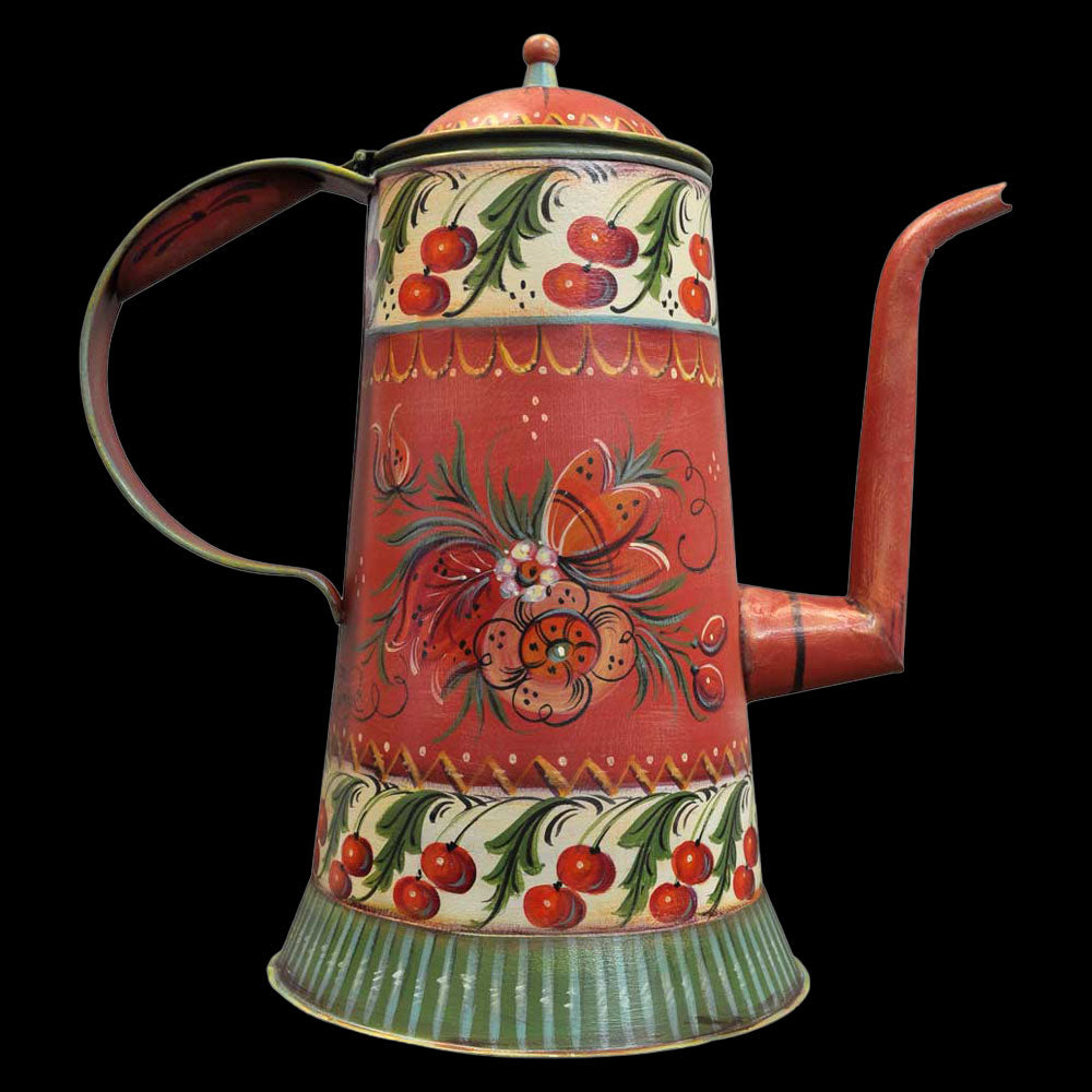 Early American Tin Coffee Pot