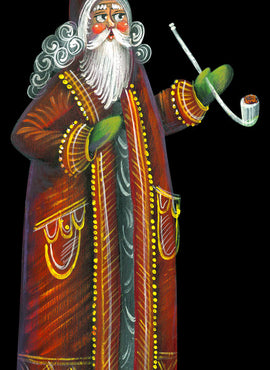 Father Christmas Ornament - JS035