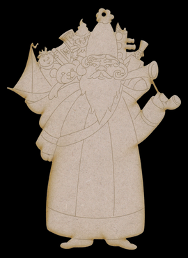 I Love Santa Ornament - JS036