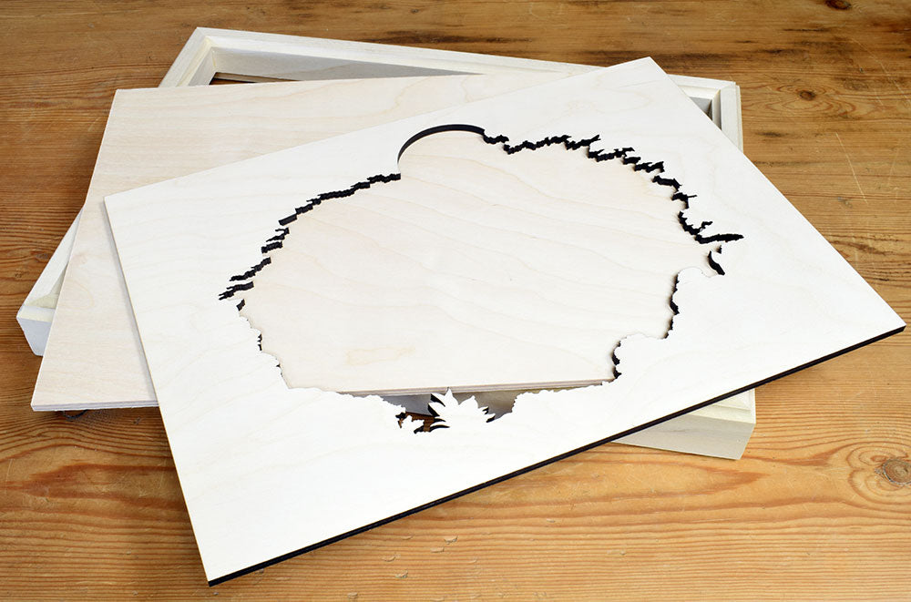 Legends of Santa Claus Shadow Box - JS032S