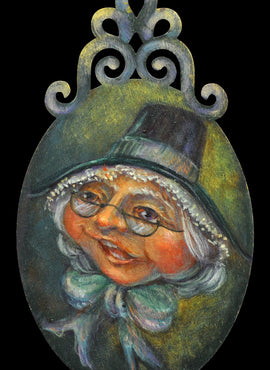 Mother Goose Ornament - Mother Goose & Humpty Dumpty - JF014