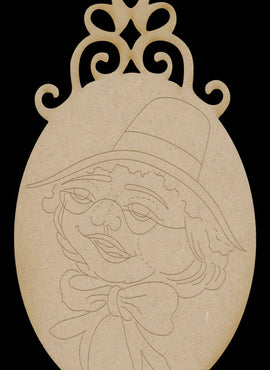 Mother Goose Ornament - Mother Goose & Humpty Dumpty - JF014