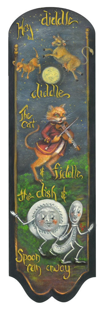 Mother Goose Ornament - The Cat & The Fiddle - JF011