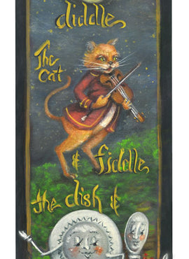 Mother Goose Ornament - The Cat & The Fiddle - JF011