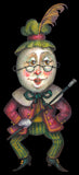 Mother Goose Ornament - Mother Goose & Humpty Dumpty - JF014