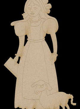 Mother Goose Ornament - Peter Pumpkin & Mary - JF013