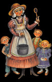 Mother Goose Ornament - Old Woman and the Shoe - JF012