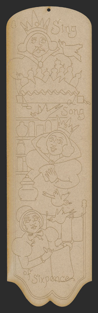 Mother Goose Ornament - Sing a Song of Sixpence - JF009