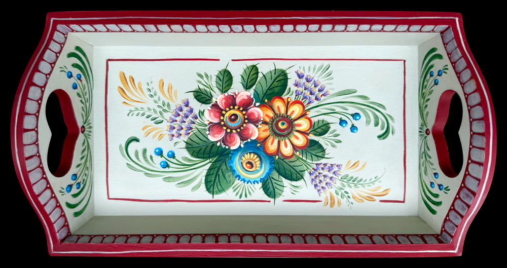 Os Inspired Blossoms Tray - by Kris Bradel - JP3434