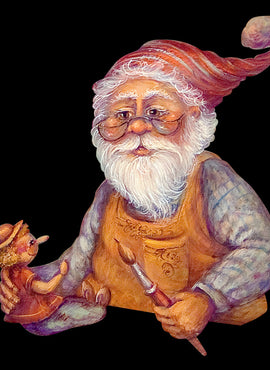 Santa's Workshop Ornament - JS045