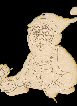 Santa's Workshop Ornament - JS045