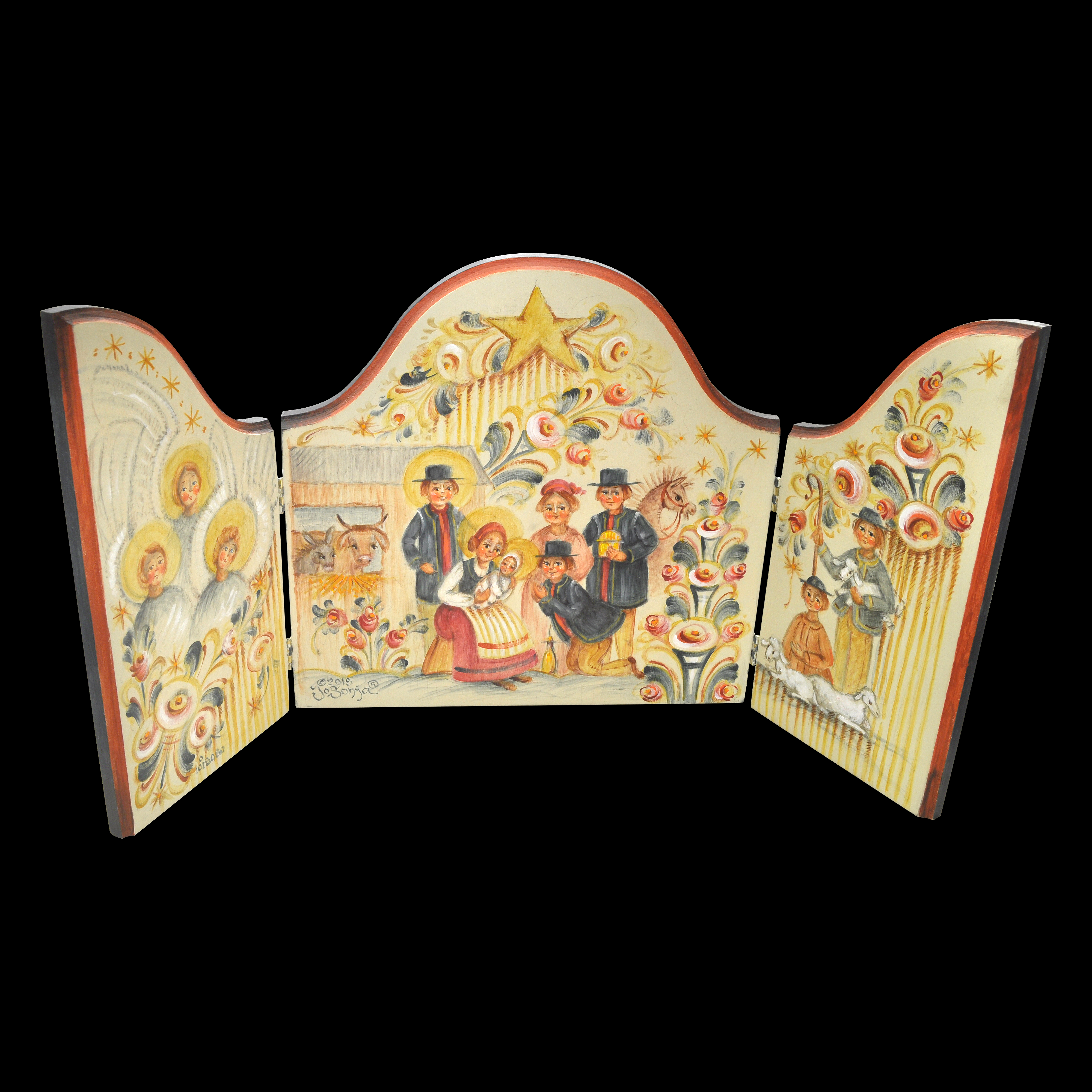 Swedish Garden Triptych - JP3342