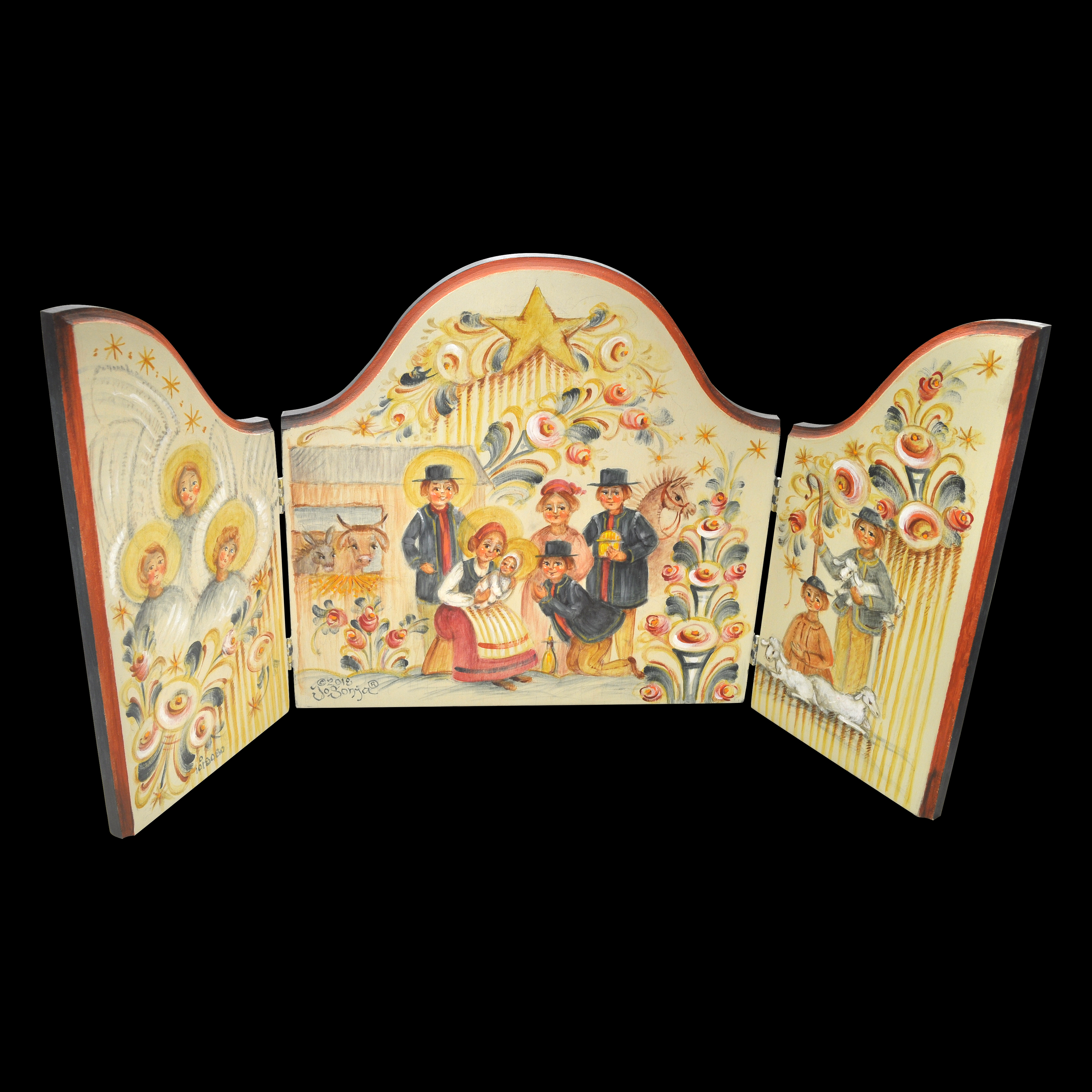 Swedish Garden Triptych - JP3342