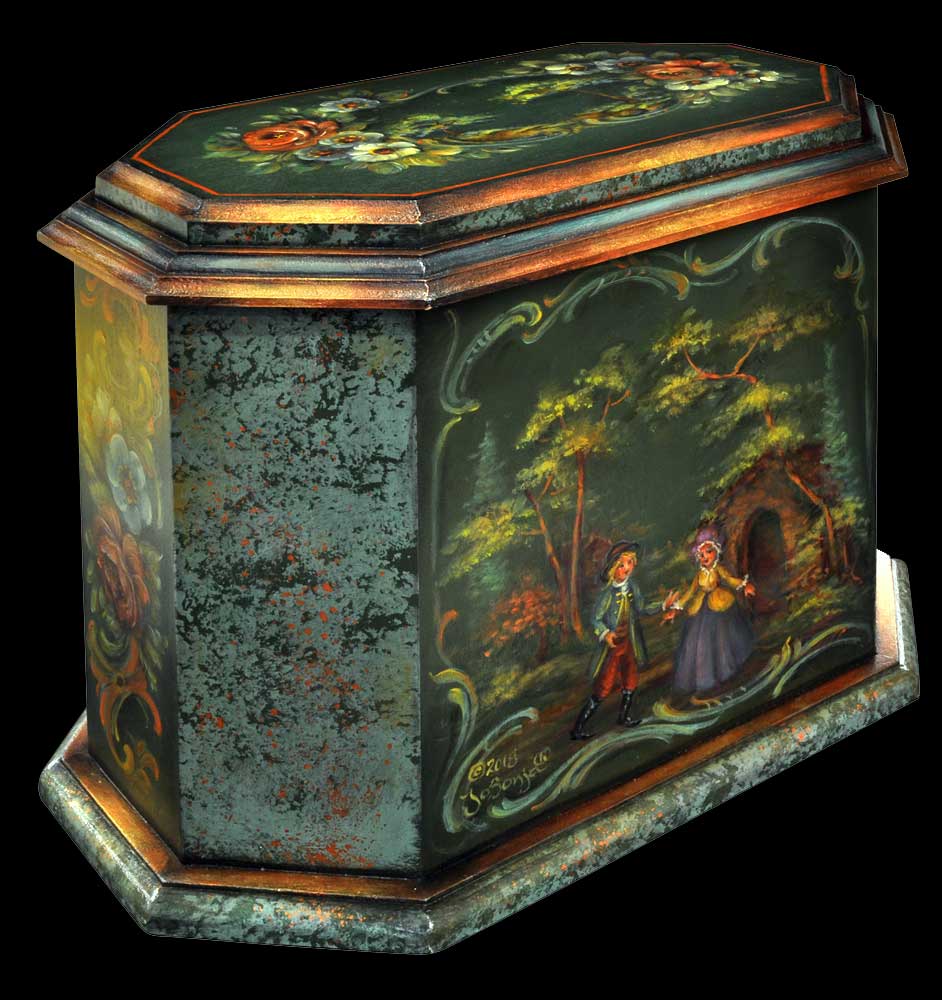 Rococco Verdigris Desk Box - JP3430