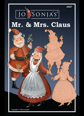 Mr. & Mrs. Claus Ornaments - JS027