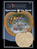 Sparrows in the Snow - JS031