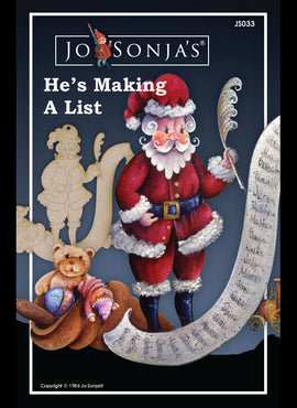He's Making A List Ornament - JS033