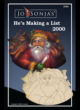 He's Making a List 2000 Ornament - JS046