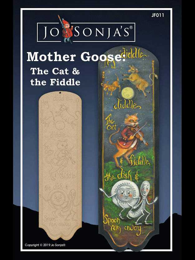 Mother Goose Ornament - The Cat & The Fiddle - JF011