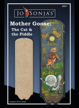 Mother Goose Ornament - The Cat & The Fiddle - JF011