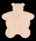 A Bear Hug for Santa Ornament - JS024