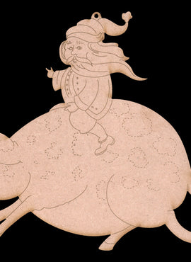 Tompte's Wild Ride Ornament - JF007