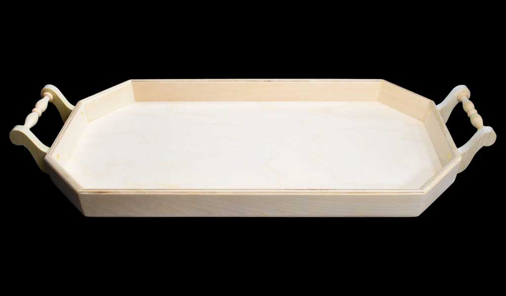 Os Florals Red Tray - JP3270