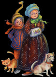 Tiny Tim's Father Christmas, Victorian Villagers Ornaments - JS029