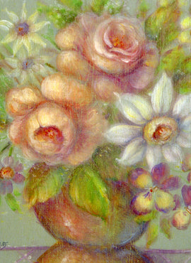 Glass Vase Posies - JP1032