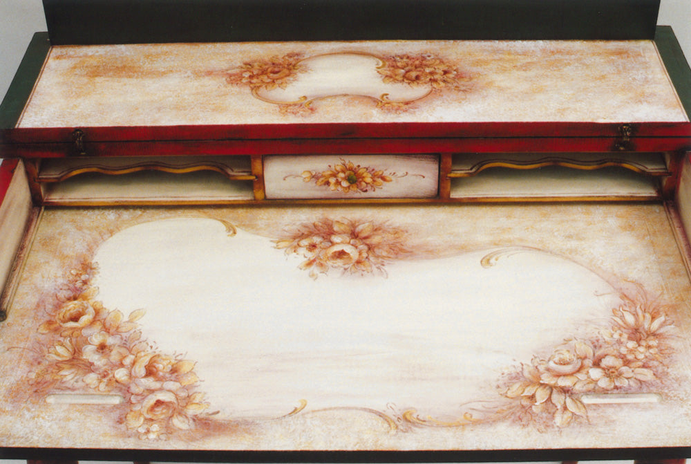 Iridescent Red Desk - JP1057