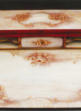 Iridescent Red Desk - JP1057